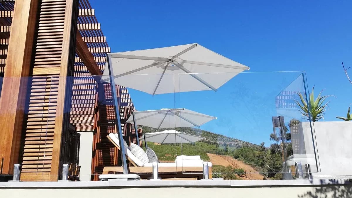 Parashade patio umbrella installation 8