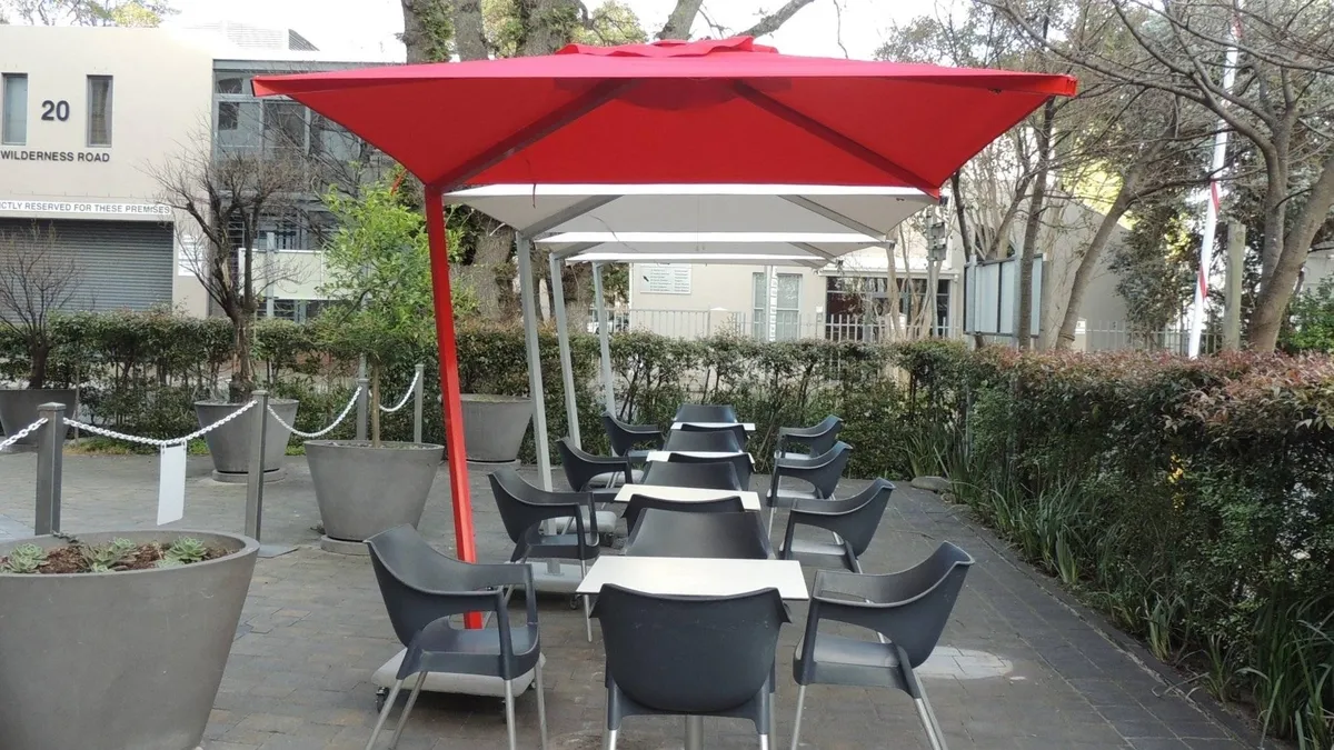 Parashade patio umbrella installation 5